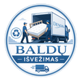 Senų baldų išvežimas